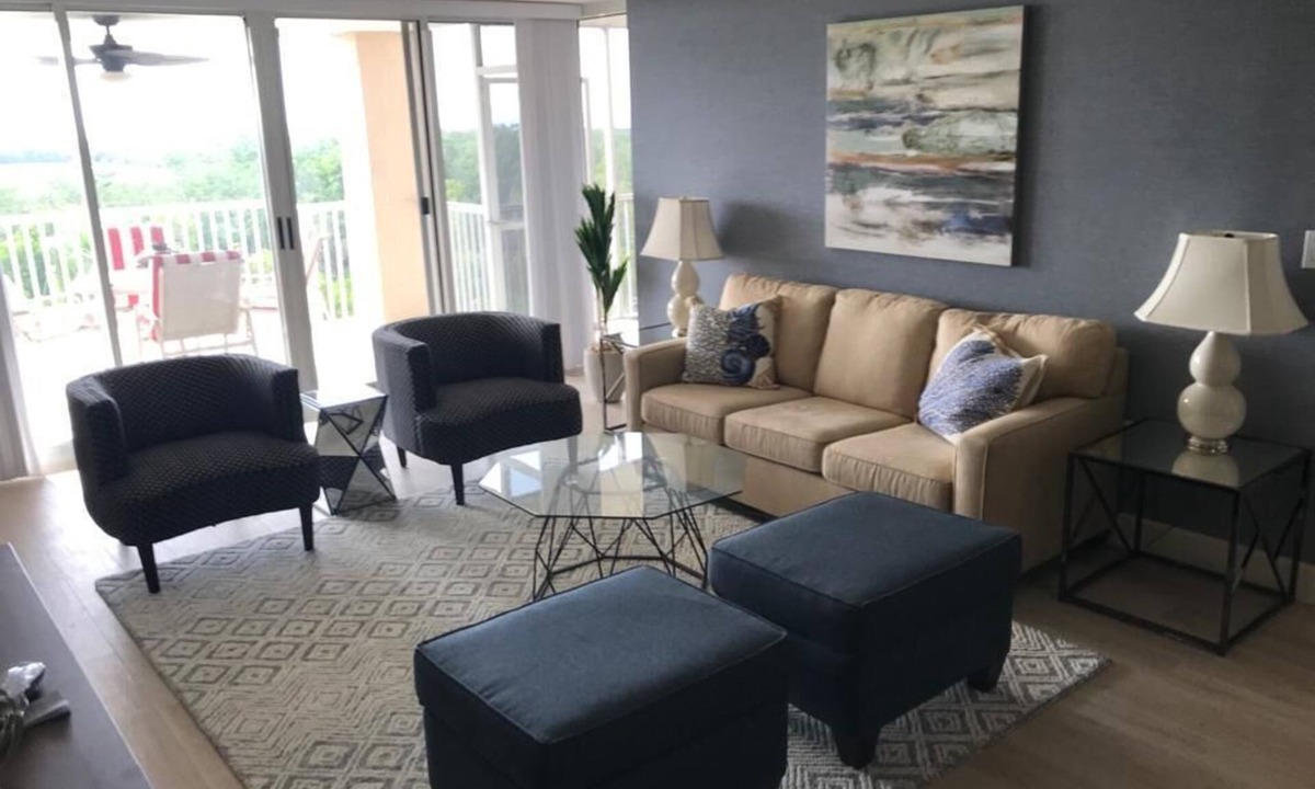 Pelican Bay Condo | 5 min walk to private beach with access to restaurant, bar and beach chairs.