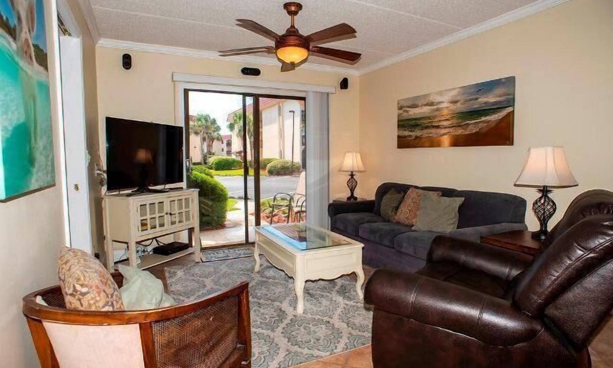 St. Augustine Beach Condo | 7106 Courtyard Villa 1st Fl S