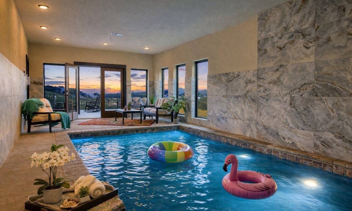 Wears Valley Cabin | A Smoky Mountain Splash- Free Waterpark, Theater Room, Private Pool!