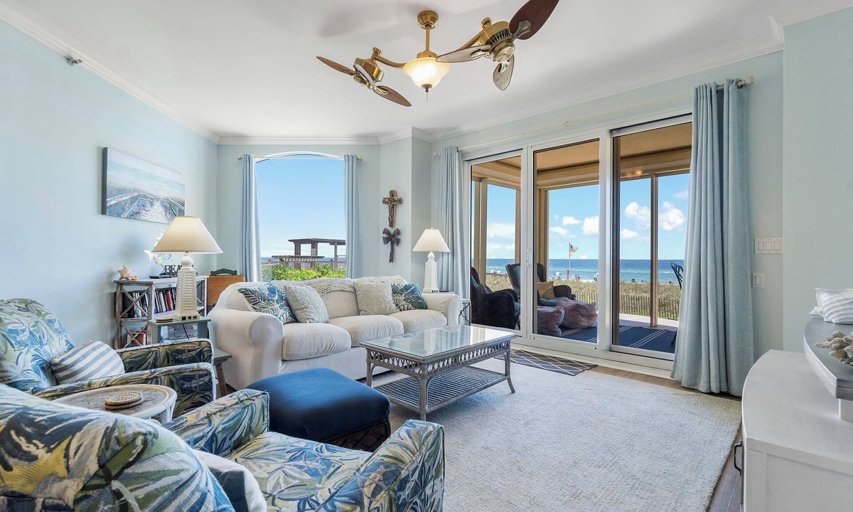 Ono Island Condo | Beach Colony West 1B- Beach Front, Large Terrace