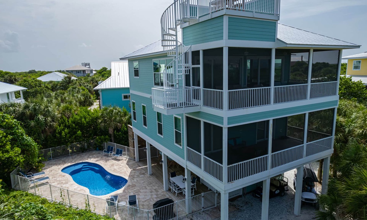 North Captiva House | Beachy Keen, newly constructed pool home near beach