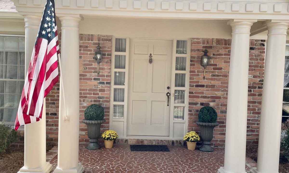 Covington House | Beautiful Home in Safe, Private Setting Only Blocks From the Square