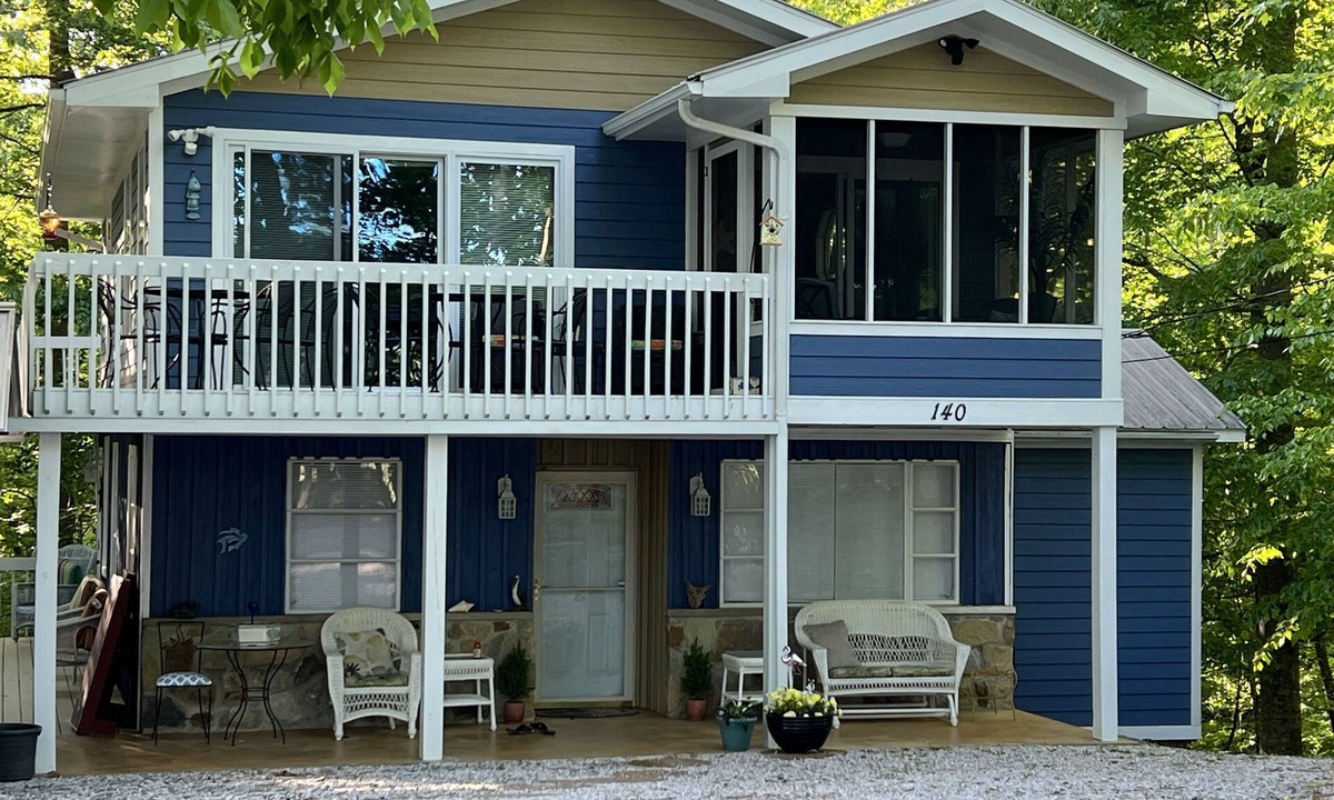 Sharps Chapel House | Blue Oasis House Lake Side Norris Lake 3BR