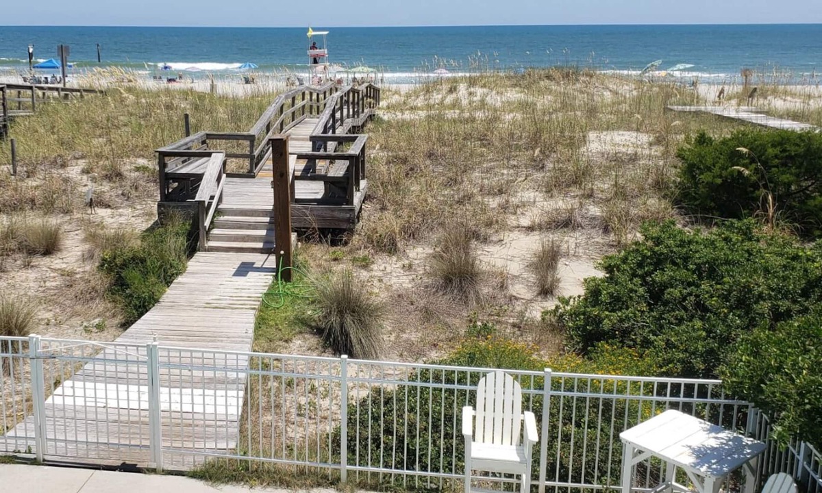 Carolina Beach House | 🌊Blueberry Bungalow: Luxury Oceanfront Duplex, Pool, Decks, Beach Access🌊
