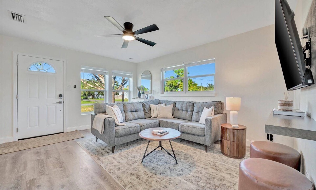 Sun Bay South House | Boho Oasis with Heated Pool, Billiards, Shuffleboard & More
