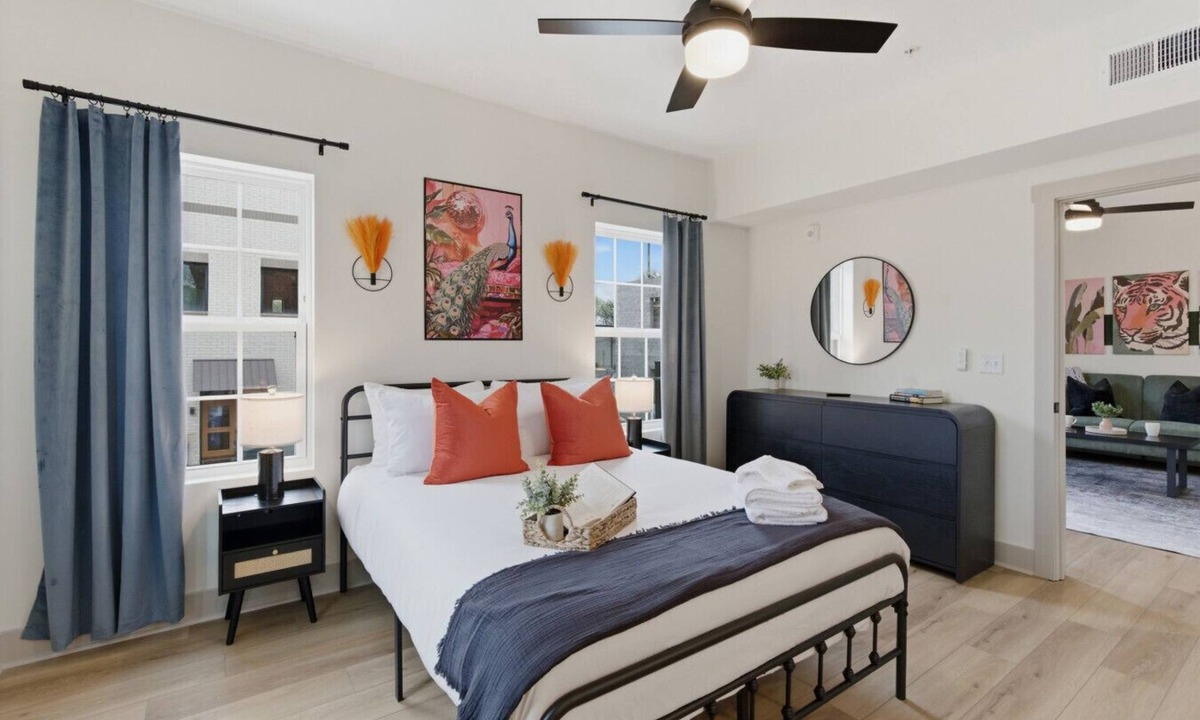 Murfreesboro Apartment | Boutique Loft w/Patio, Rooftop Views + In-Unit W/D