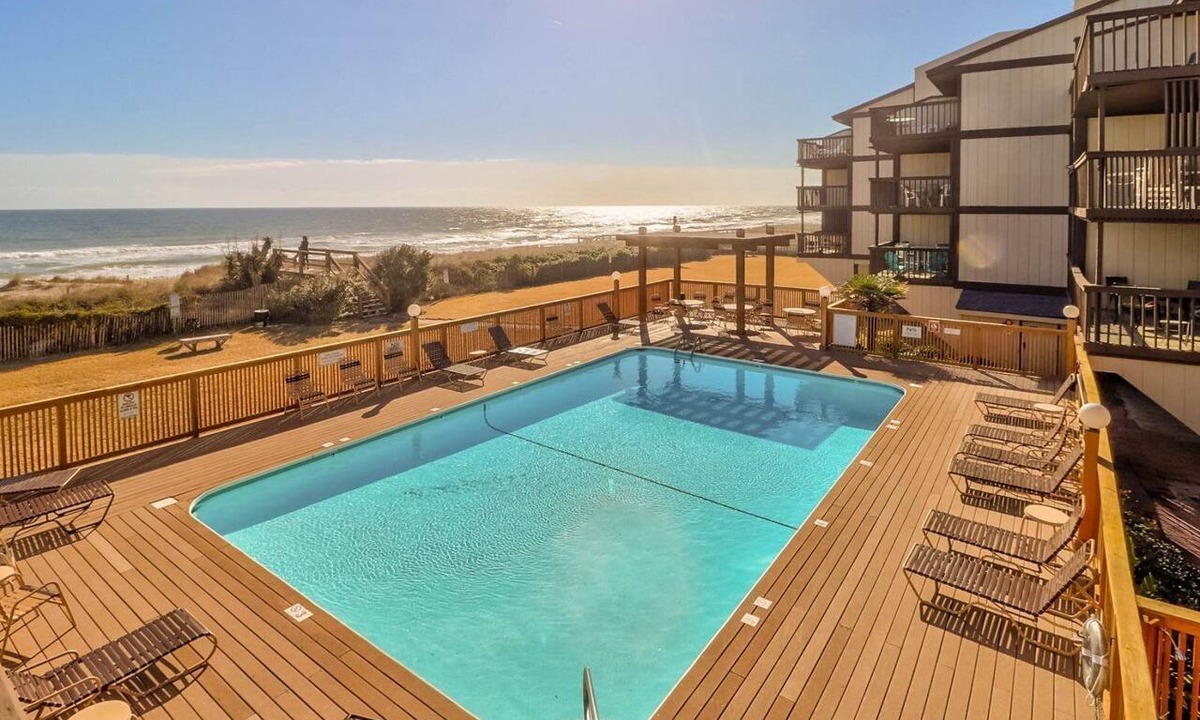 Wilmington Beach Condo | Carolina Sunrise - Oceanfront condo with an elevator and great outdoor pool
