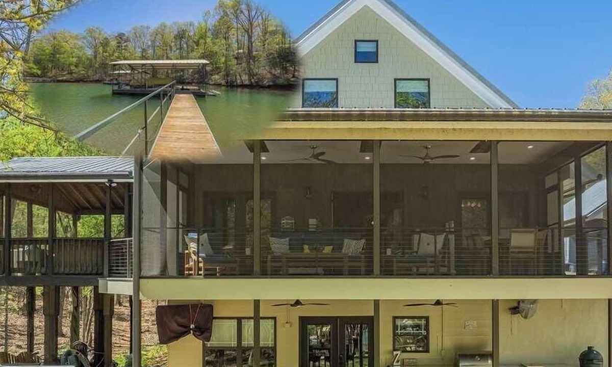 Reed Creek Cabin | Cedar Ridge Lake House w/Hot Tub & Private Dock!