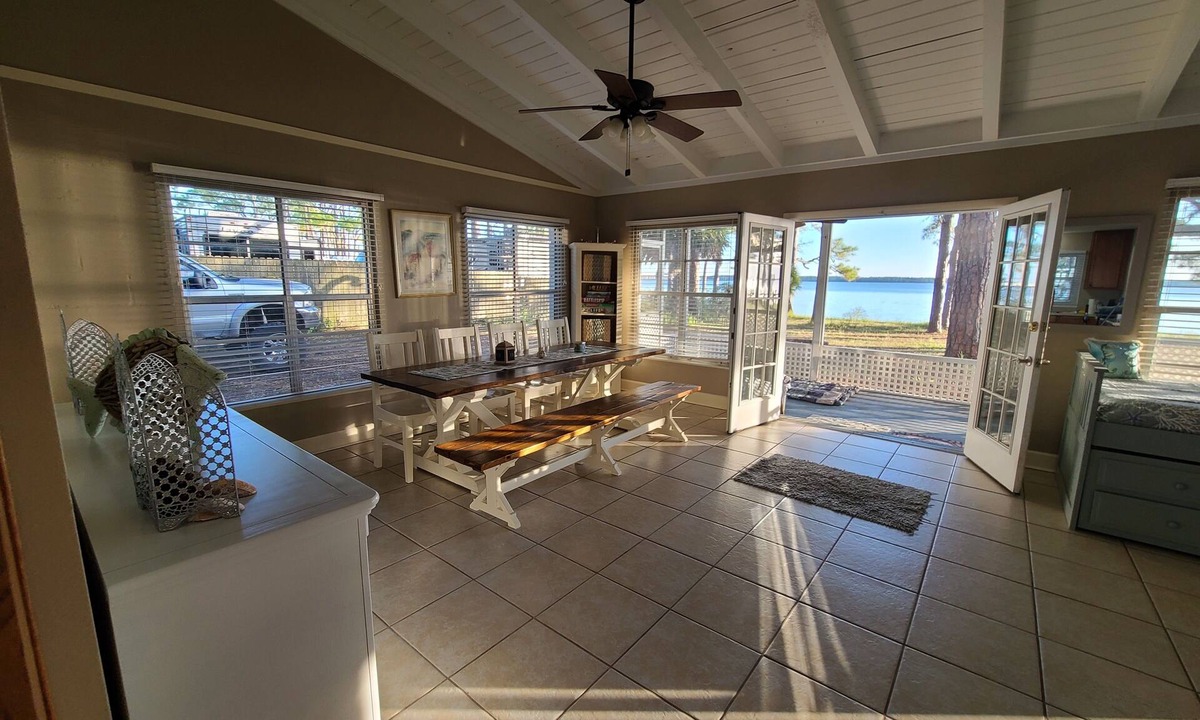 Panacea Cottage | Hideaway Beach Cottage on waterfront with amazing views.