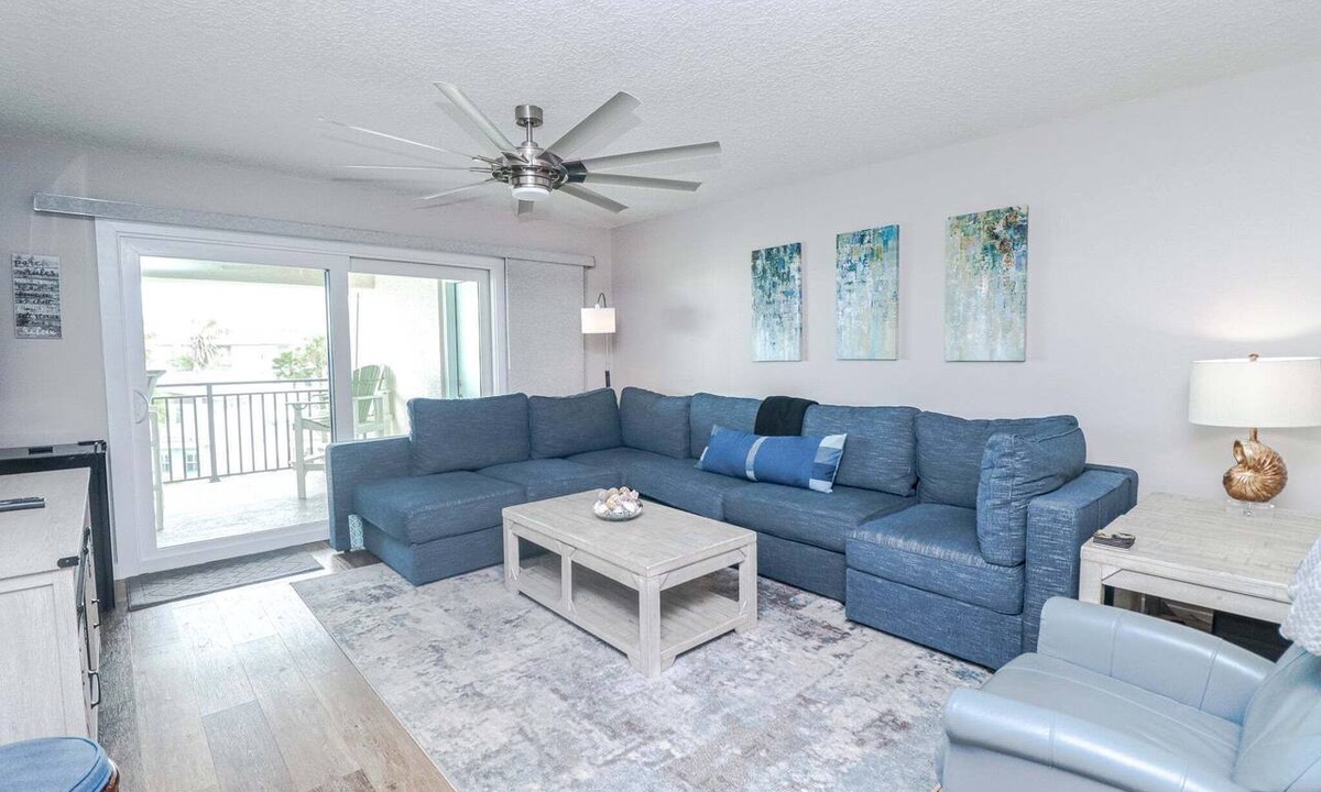 St. Augustine Beach Condo | Island South 35 Ocean Views Updated 2 Bed/2 Bath