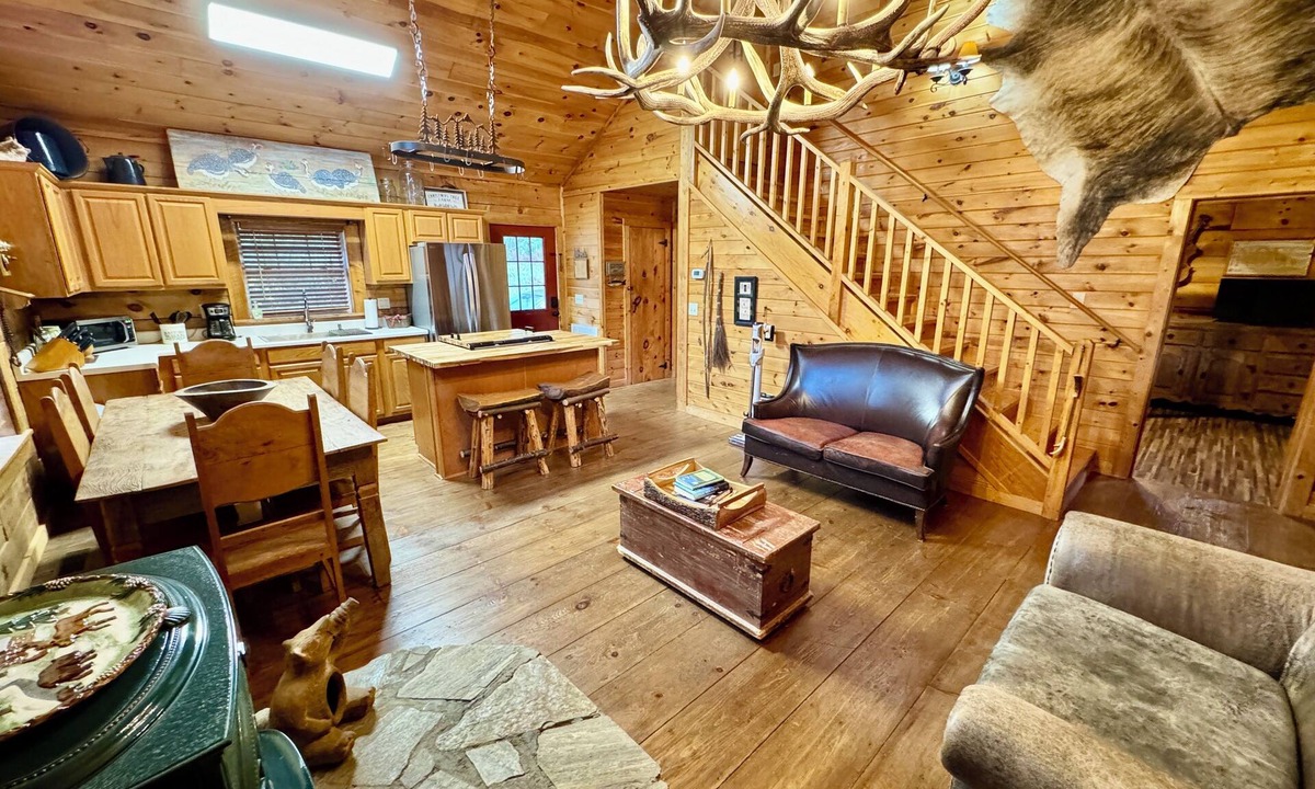 Butler Cabin | Lakefront Cabin with Private Dock, Lake and Mountain Views, sleeps 8.