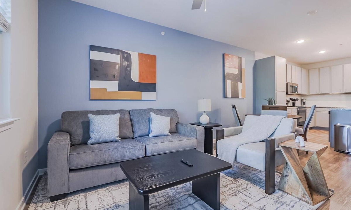 Interchange Square Apartment | Landing | Beautiful 2BD, Game Room, Gym