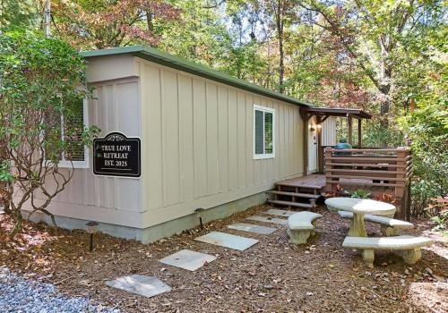 Young Harris House | Mountain home, next to a Winery with a fire pit
