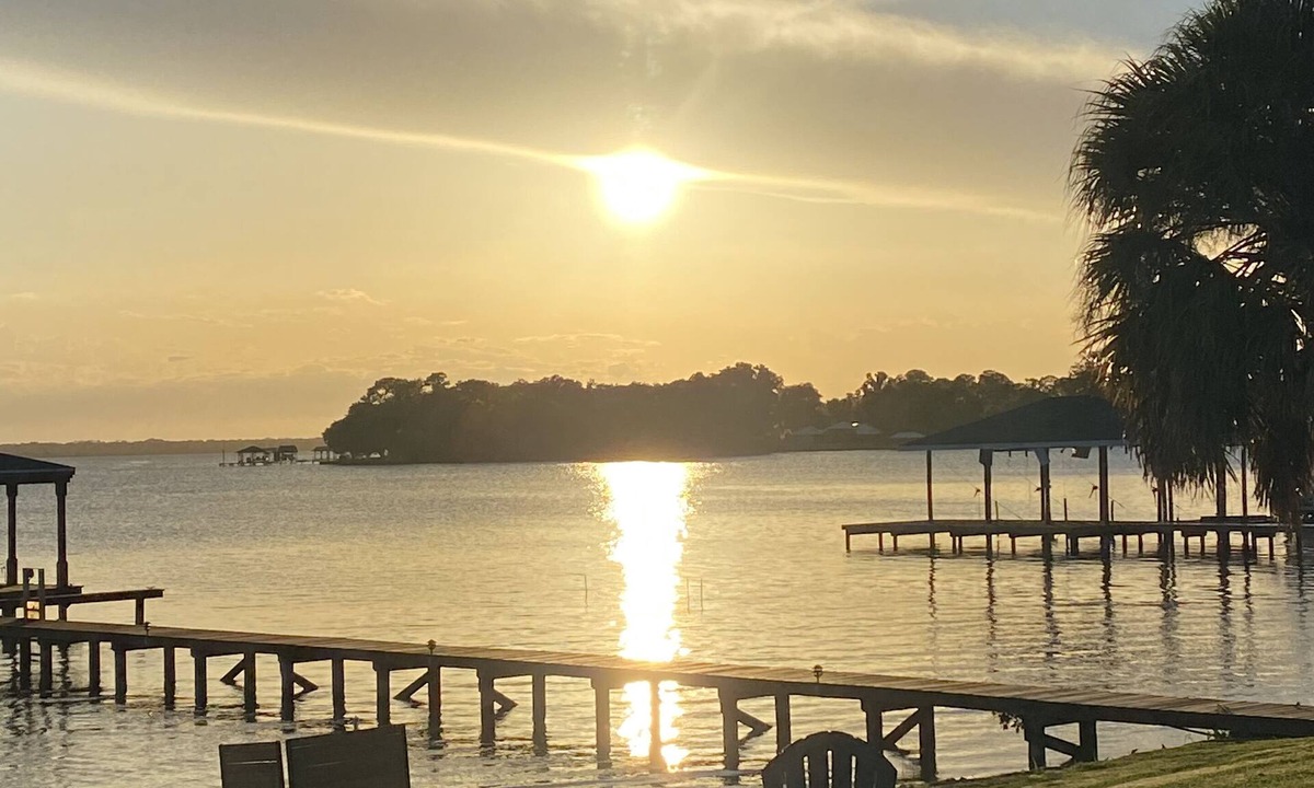 Lake Placid House | Newly Renovated Lake June home with spectacular sunsets, dock and private beach