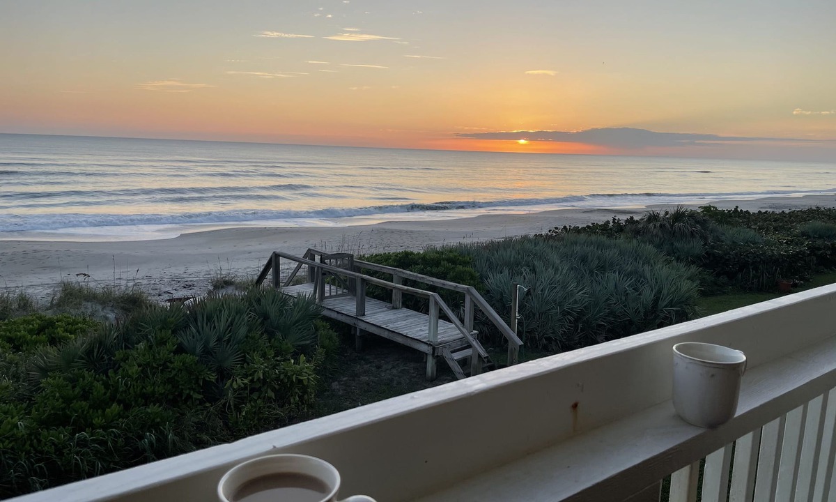 Melbourne Beach House | Oceanfront 3-story luxury 3-bedroom 2-bath with direct access to pristine beach