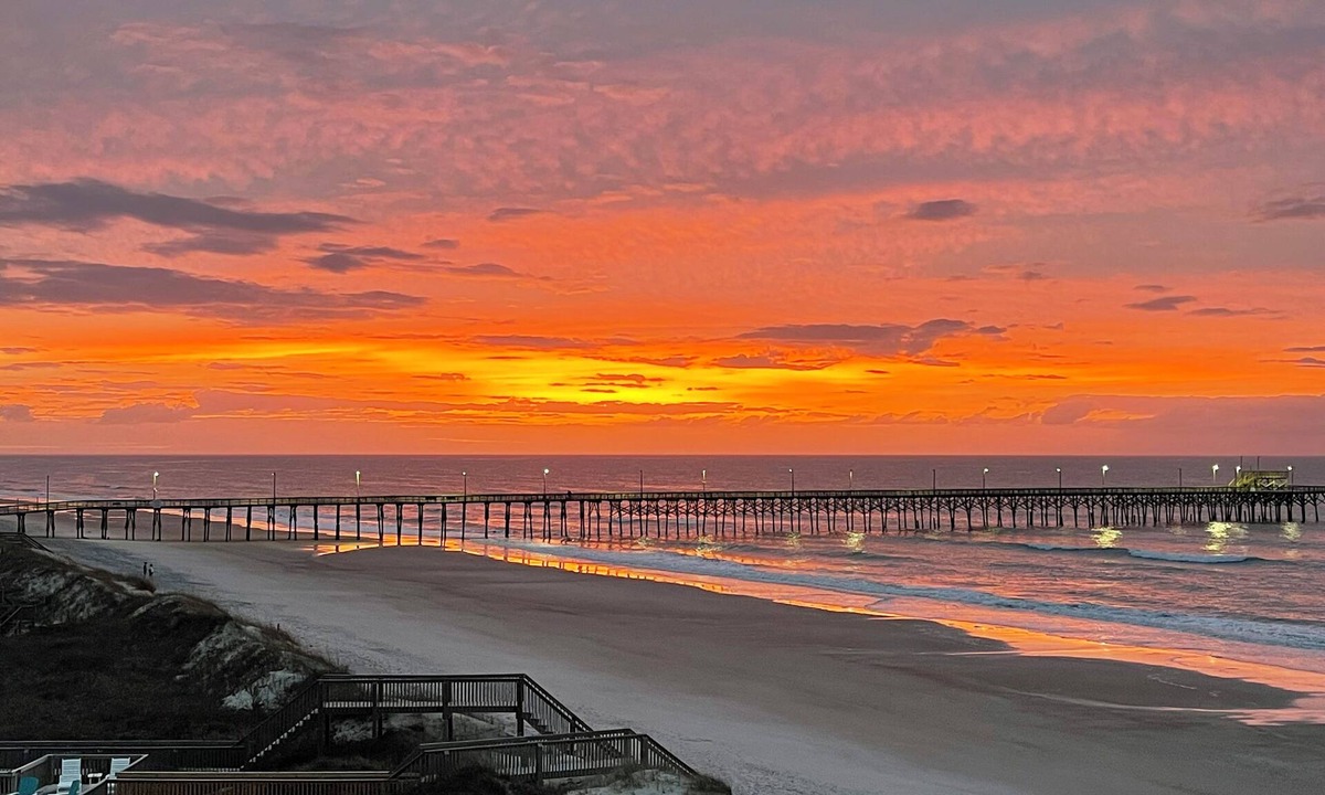North Topsail Beach Villa | Oceanfront Family Retreat/Pool, Hot Tub, Elevator, Well stocked kitchen