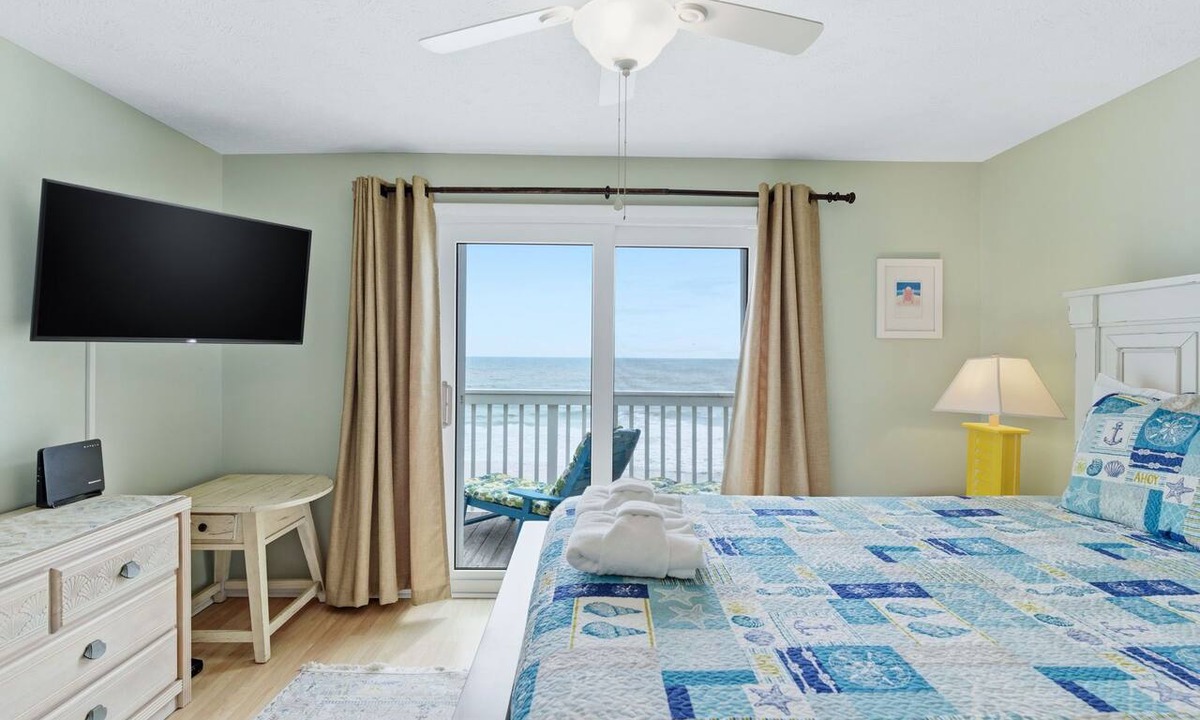 Kure Beach Condo | OD 2103C Top Floor Oceanfront Condo, elevator, Indoor/Outdoor Pools