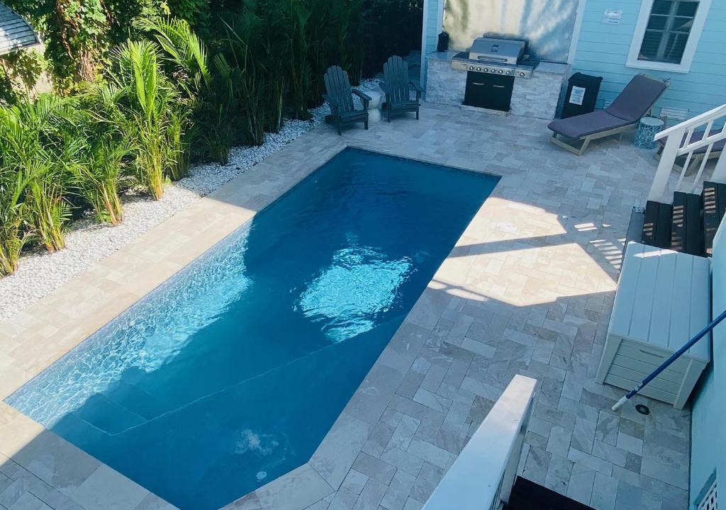 Pass-a-Grille House | Pass-A-Grille Key West Style Guest House Pool BBQ