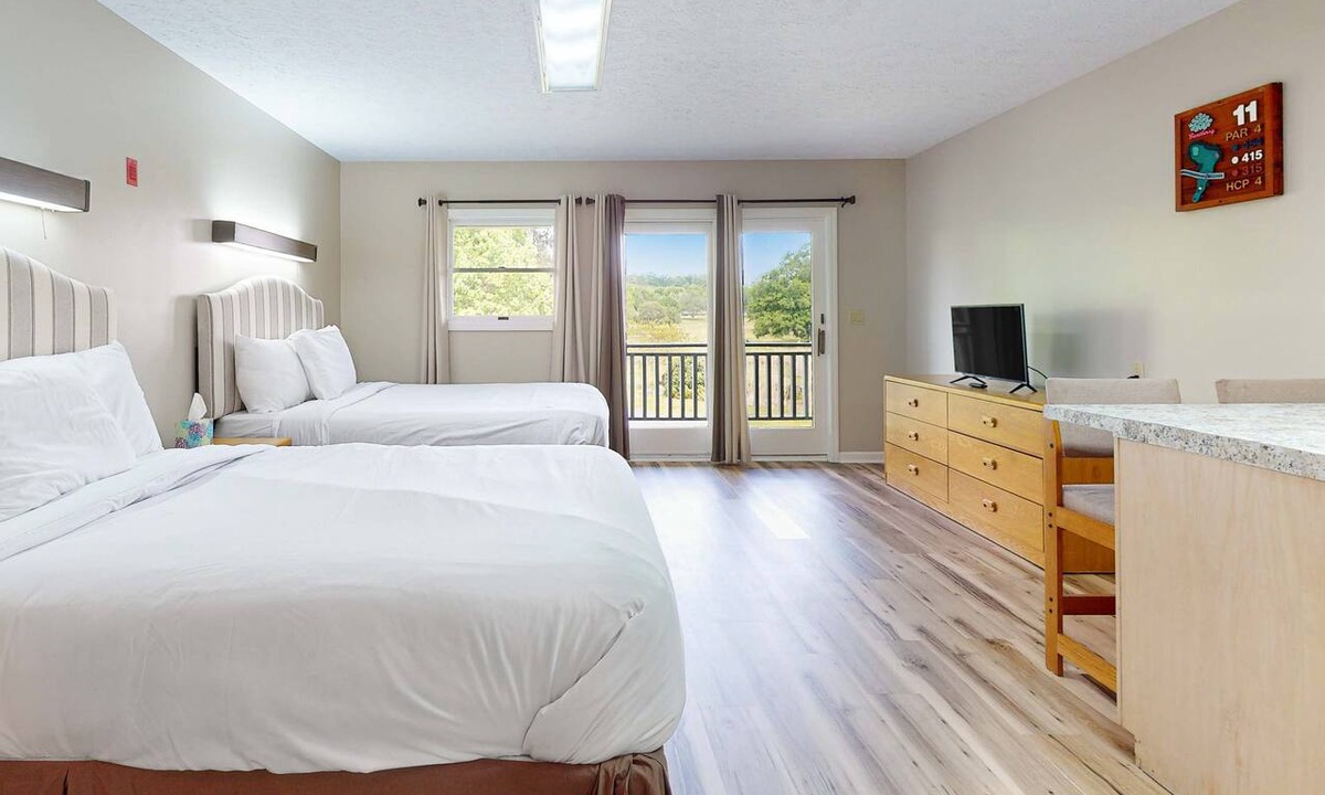 Baneberry Apartment | Peaceful Studio, Sleeps 4, Gym, Near Douglas Lake