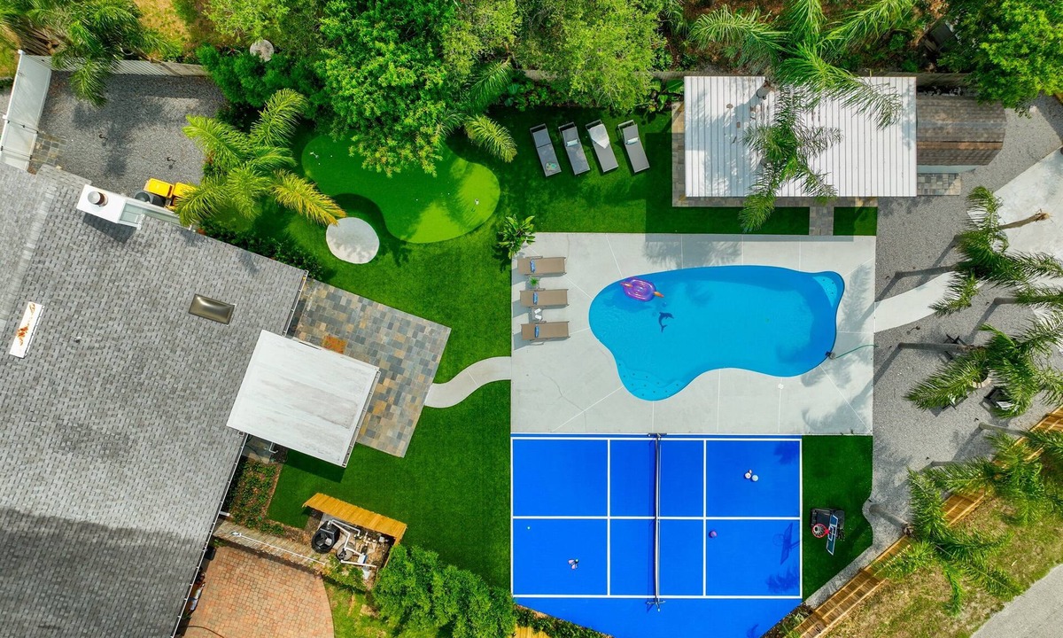 Atlantic Shores House | Pickleball Paradise: Stay & Play: Heated Pool + Private Sport Court