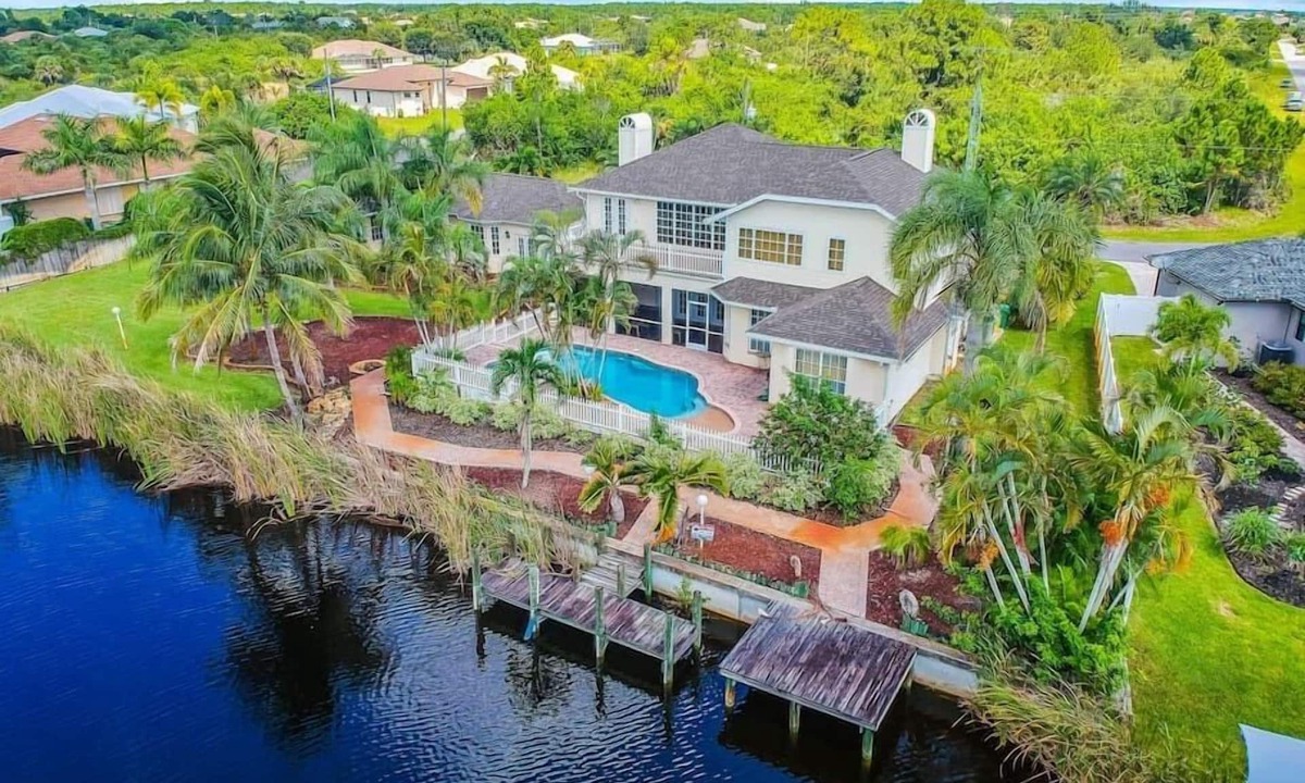 South Gulf Cove House | Pool Home on Saltwater Canal Accommodating 10