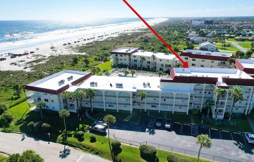 St. Augustine Beach House | Prime Location 2 Story Condo with WiFi, Shared Pool, Ocean Views, & Beach Access