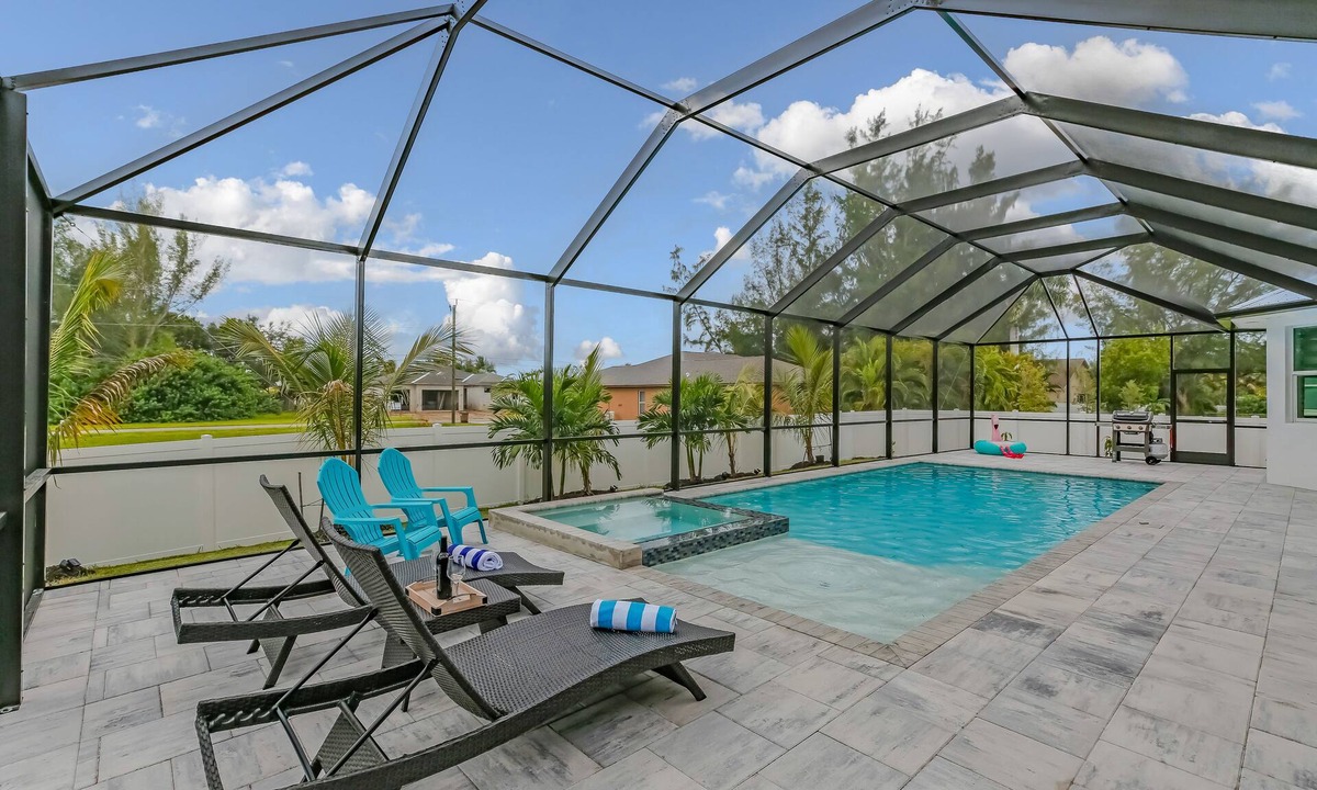 Burnt Store Villa | PRIVATE VACATION HOME Cape Coral w/Heated Saltwater Pool - Spa -Gas Grill
