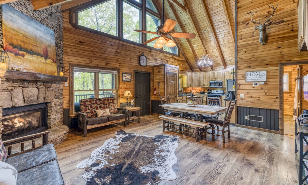 Blue Ridge Cabin | Reserve your Getaway at The Rustic Retreat-3 private acres!