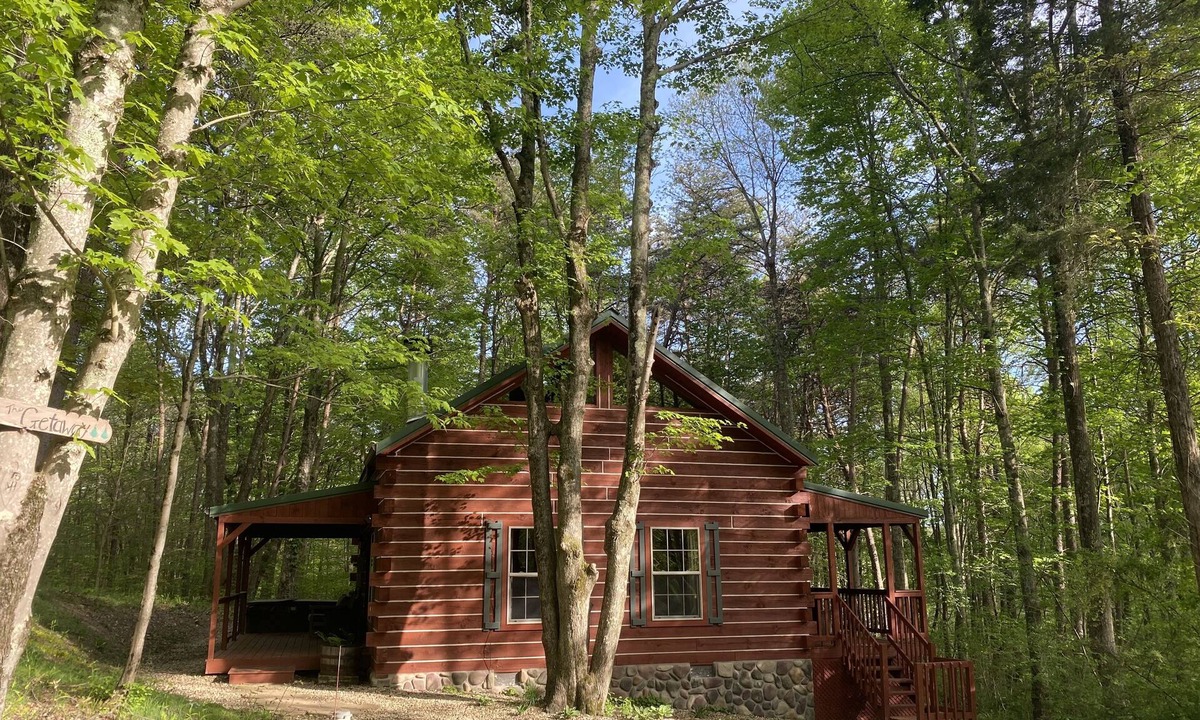 Logan Cabin | Rustic Cabin Getaway with Hot Tub, Trails & Fire Pit