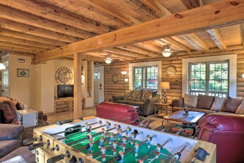 Groveoak House | Scottsboro Cabin with Fire Pit and Resort Access