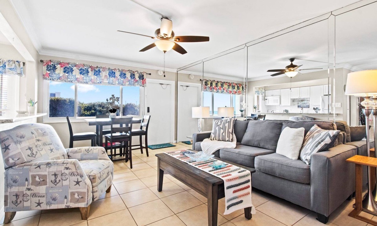 Satellite Beach Condo | Snowbird-Friendly Oceanside Condo — Heated Pool, Fire Pit & Beach Access! 🌴🌊