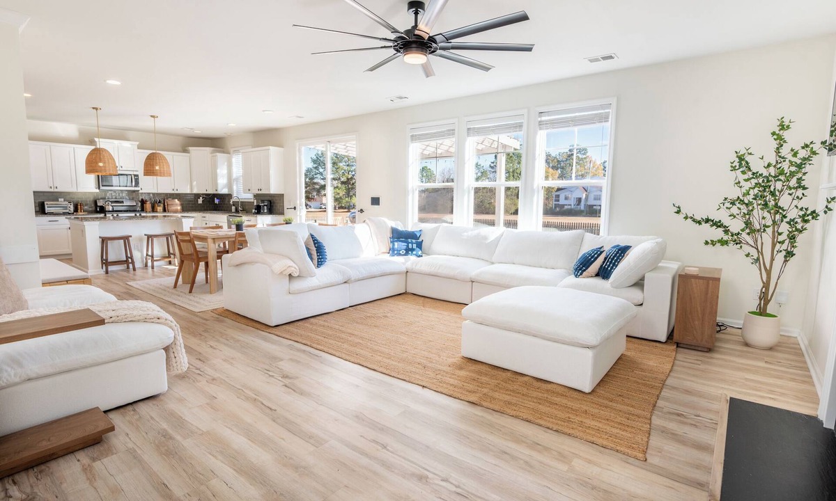 Hanahan House | Spacious & Quiet Home - 4BR + Office - Water Views