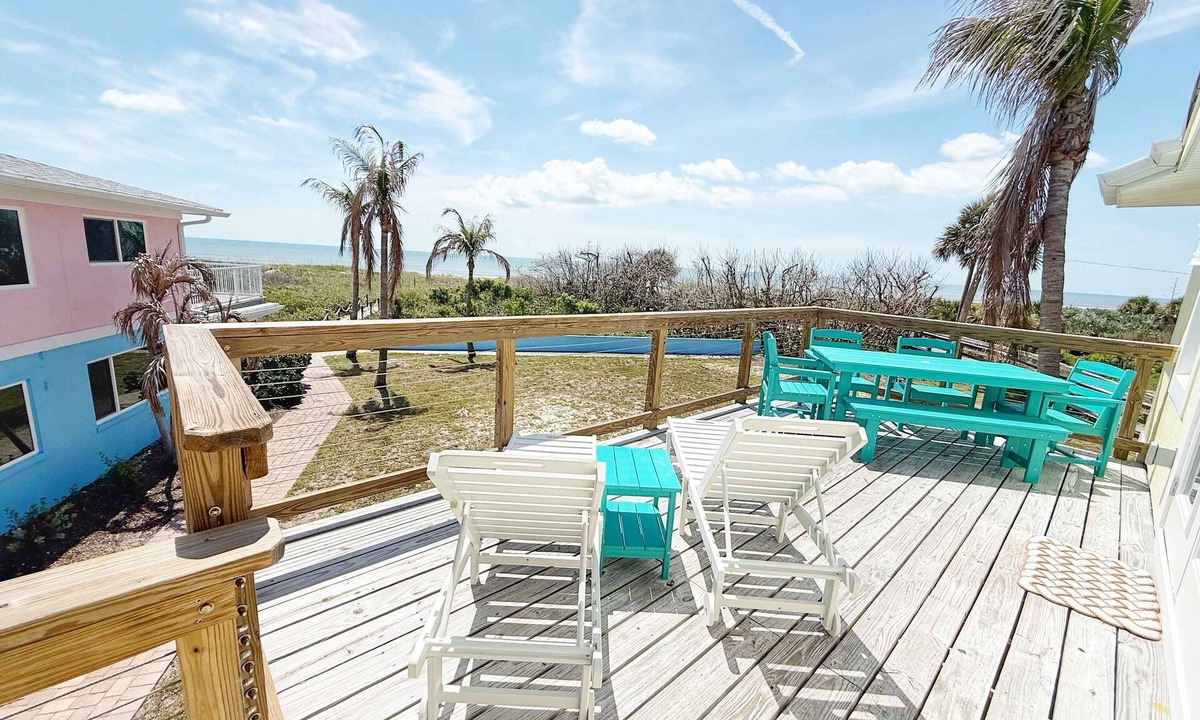 Port Canaveral Villa | Stunning 3 Bedroom Oceanfront Villa in Cocoa Beach with Private Beach Access