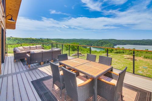 Celina House | Stunning Celina Home w/Hot Tub, Views & Fire Pit!