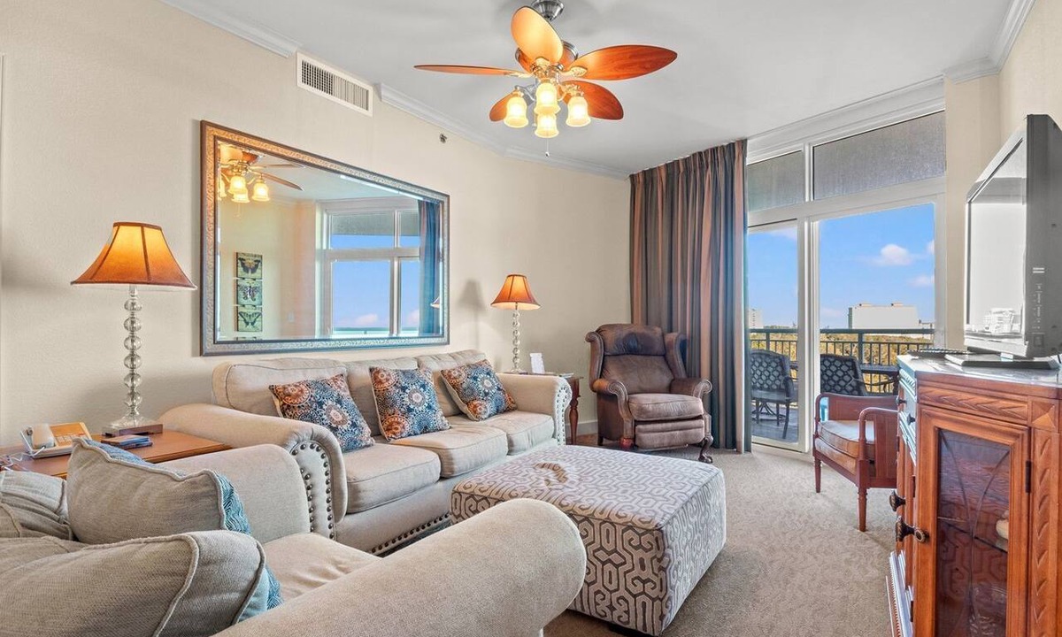 Myrtle Beach Condo | Stunning Condo with Sweeping Ocean Views at Horizon Resorts