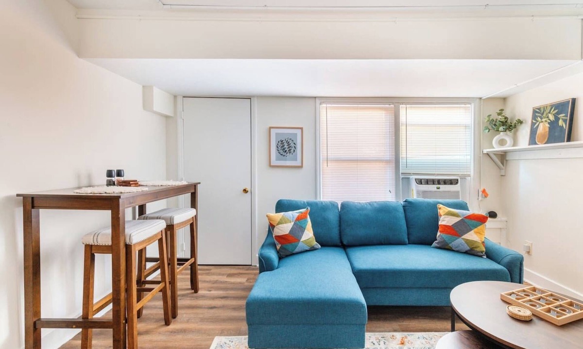 Danville Apartment | Stylish Main St. Apt | 1.8 miles from Casino