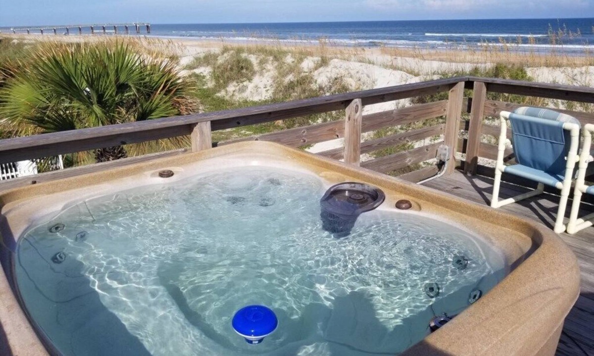 St. Augustine Beach House | The Dunes, Beach House: Hot Tub, Direct Ocean Front
