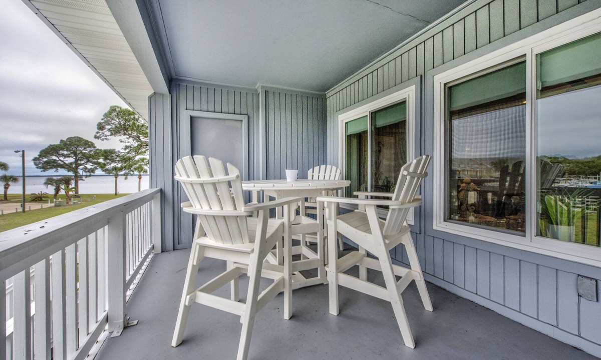Panacea Condo | Tide Creek Bungalow, Panacea.Marina/Bay Views, 2 Balconies, Pool, No Boats
