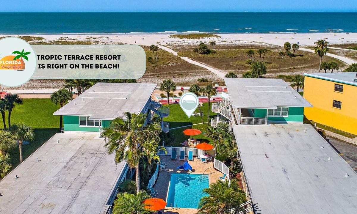 Tropic Terrace Beachfront Rental | Treasure Island