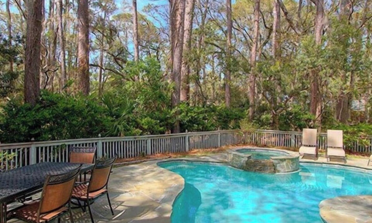 Heritage Woods House | Walk to BEACH! Pool/spa fenced yard.