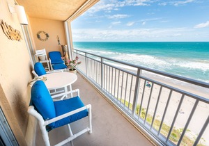 #605 Beachfront Vacation Rental, Beautiful Views from the 6th story balcony.