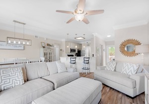 🌊Balcony Overlooking Canal~pools~0.5mi to Beach Access~2BR Sandpiper Cove 4114