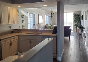 Beachfront Vacation Rental, Beautiful view from the 2nd story balcony.