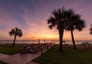 Beachfront Vacation Rental, Beautiful Views from the 5th story balcony.