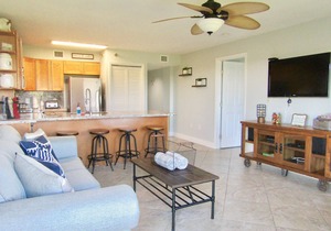 Coastal comfort in Ocean Pointe Suites.