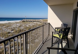 Directly on the Gulf! Beautiful View. Watch the dolphin's swim from your deck!