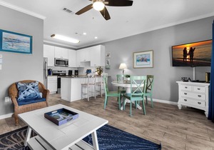 ☀Ground Floor~Walk 2 Beach~Community Pool~1BR+Bunk Caribbean Dunes 120🌴