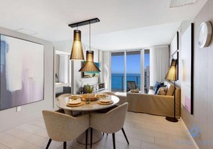 High Floor 2BR -2 BA - Resort Fees & Parking Incl