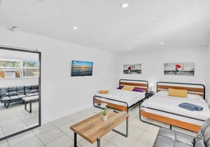 Large 2 Bed Studio Close To Beach & Hard Rock Ha03