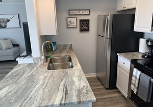 Newly updated 1 bedroom 1 bathroom condo with gorgeous views of the golf course.